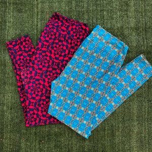 LOT OF 2 LULAROE Leggings Tall and Curvy
